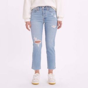 NWOT Levi’s wedgie straight cropped, size 29